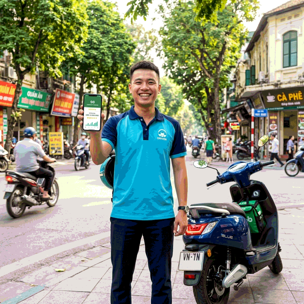 Thu nhập tài xế - Thần Đèn