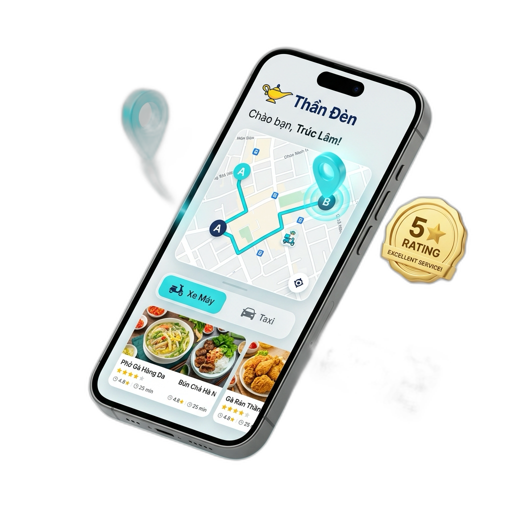 3D App Khách Hàng Thần Đèn