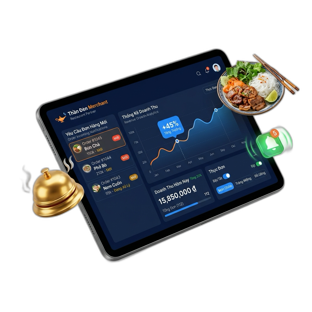 3D App Nhà Hàng Thần Đèn